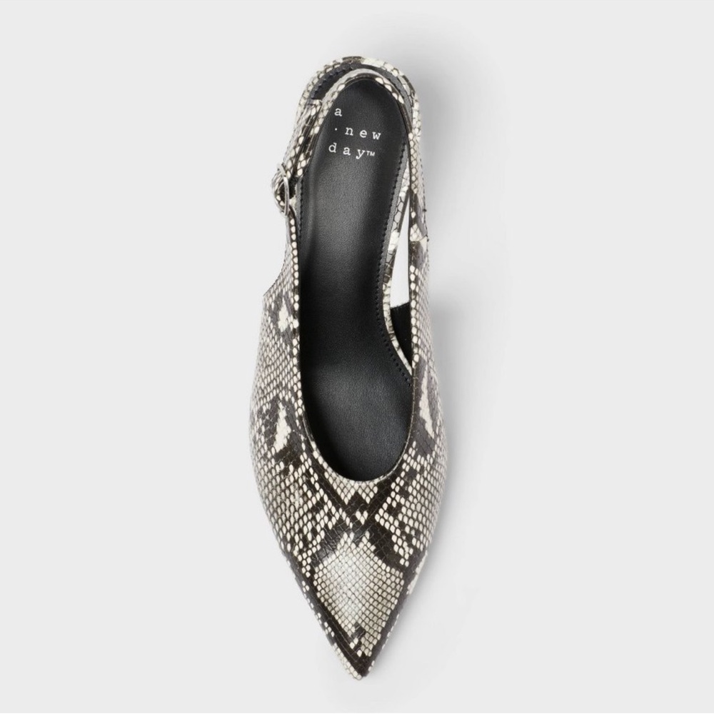 a new day Snakeskin “Samantha” Kitten Heel - Picture 3 of 4